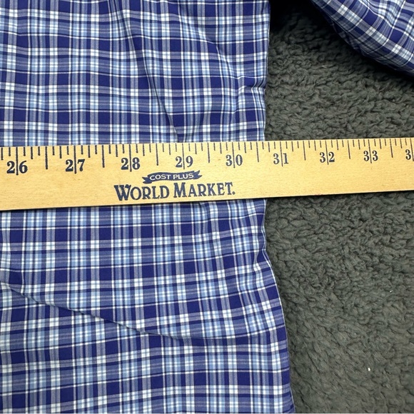 Polo Ralph Lauren Shirt Mens 3XB Blue Button Down Plaid Long Sleeve - Picture 4 of 7